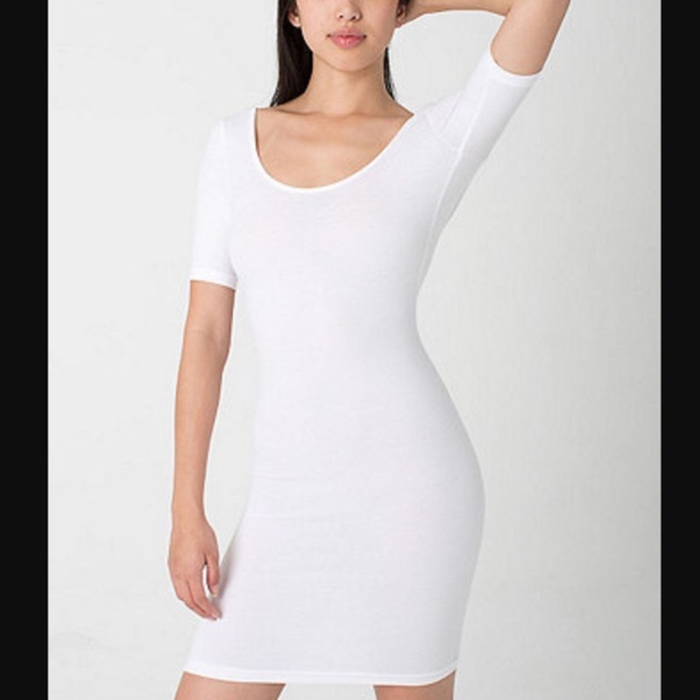 White American apparel bodycon dress